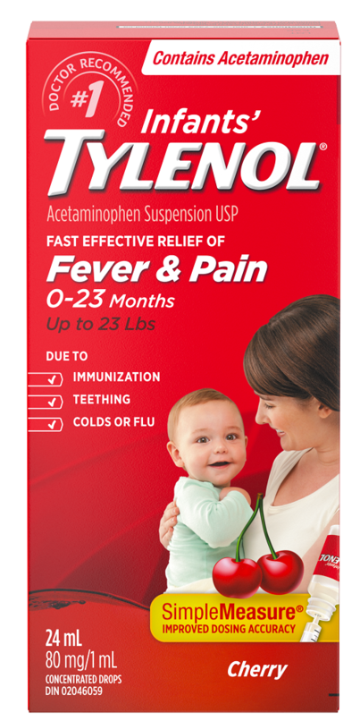 Tylenol: Infant Fever & Pain 0-23 Months