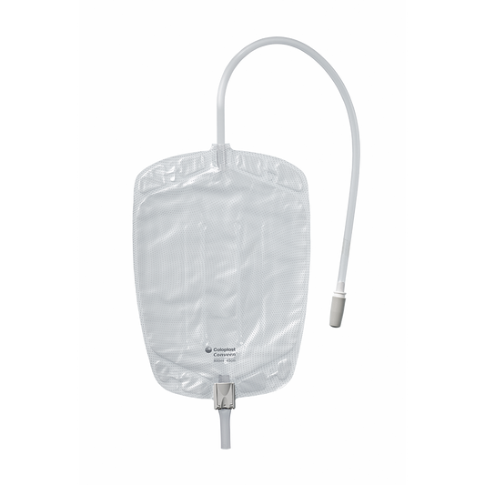 Conveen® Contour Leg Bag, Clamp Outlet, Straps, Non Sterile, 21oz (600ml) - 1 Each