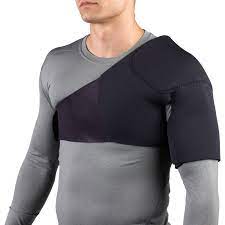 Ea/1 Otc Neoprene Medium Shoulder Support Lg (51-60") Black Adjustable 4-Way Stretch