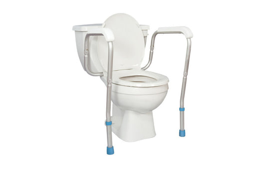 AquaSense Adjustable Toilet Safety Rails, to Floor