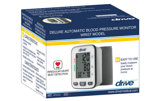 Deluxe Automatic Blood Pressure Monitor, Wrist