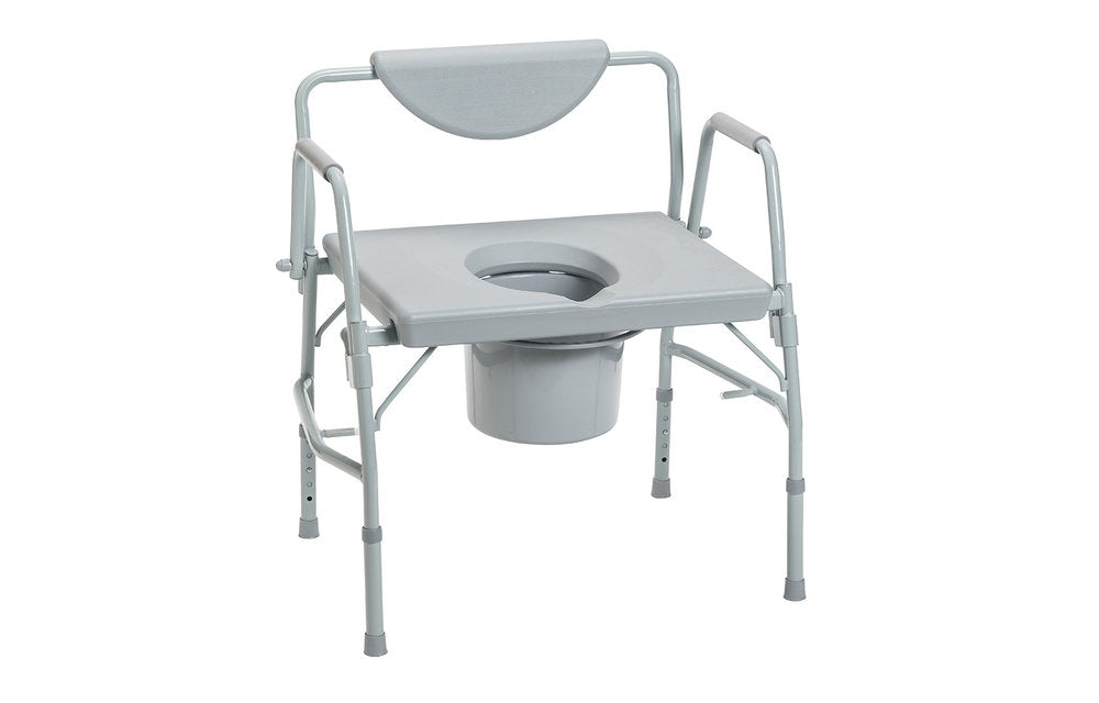 Drive Deluxe Bariatric Drop-Arm Commode