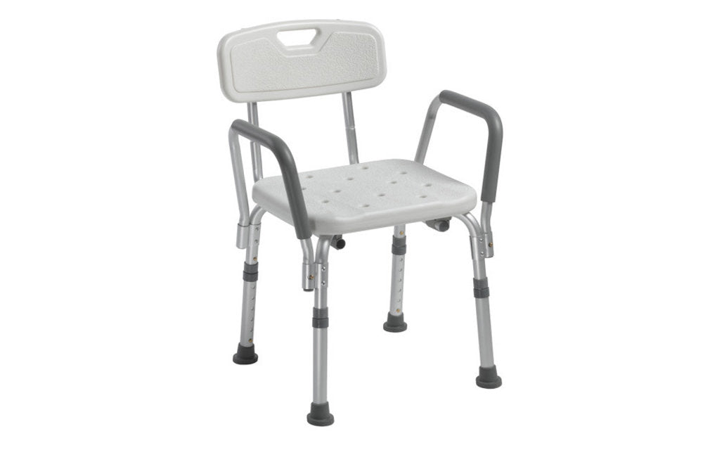 Drive Shower Chair with Back and Removable Padded Arms