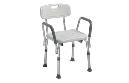 Drive Shower Chair with Back and Removable Padded Arms