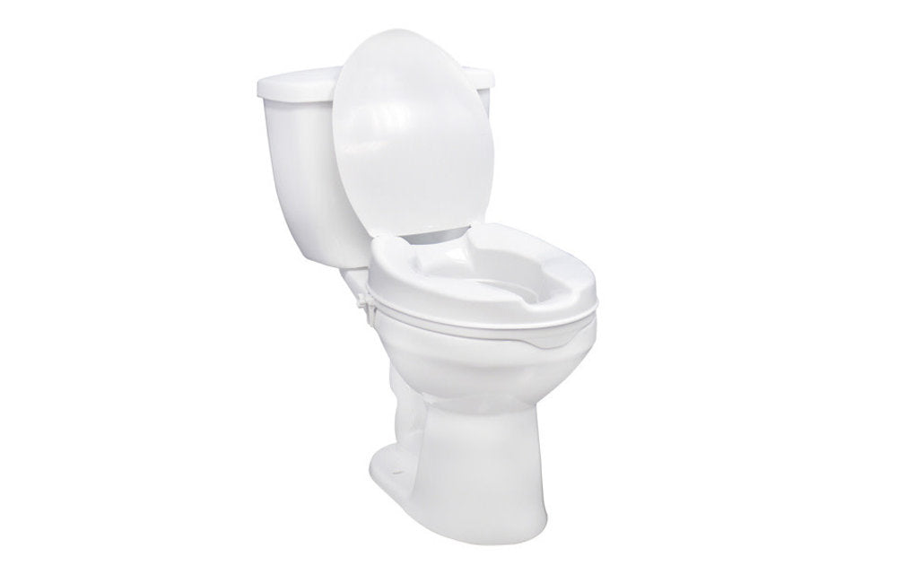 Raised Toilet Seat with Lid