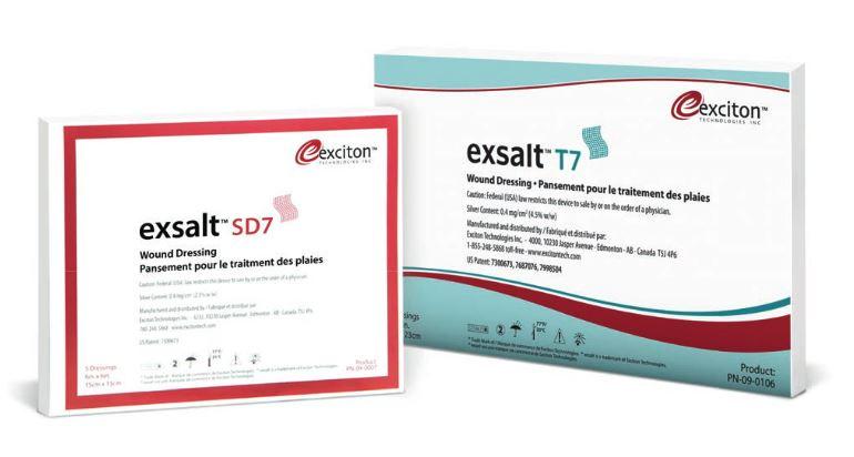 Exsalt T7 Silver Mesh Dressing 1cm X 2cm (4in X 8in) - Box Of 10