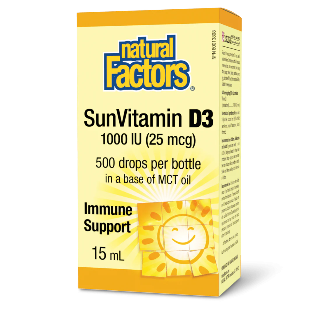 Natural Factors: Vitamin D3 1000 IU