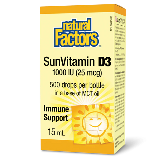 Natural Factors: Vitamin D3 1000 IU