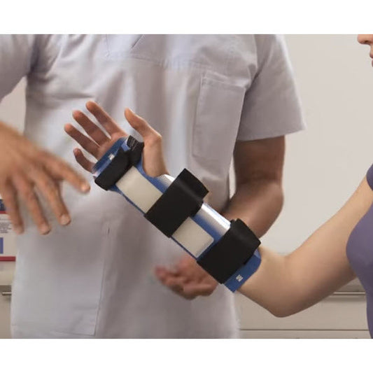 Bx/10 Delta-Xpress Ready-To-Use Temporary Hand And Wrist Splint Lg