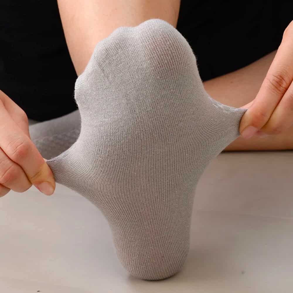 heel and forefoot gel sock