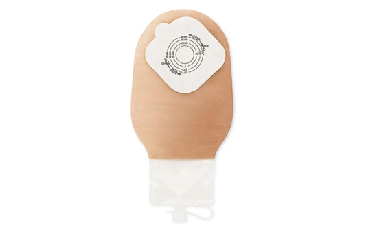POUCHKINS PEDIATRIC ONE-PIECE SOFTFLEX UROSTOMY POUCH CUT-TO-FIT 1-1/2" TRANSPARENT WITHOUT TAPE ,NO STARTER HOLE BX/10