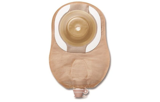 PREMIER CERAPLUS 1-PC UROSTOMY POUCH 19mm (3/4") PRE-CUT W/ CONVEX SKIN BARRIER BEIGE W/ VIEWING OPTION 9"L (23cm) BX/10