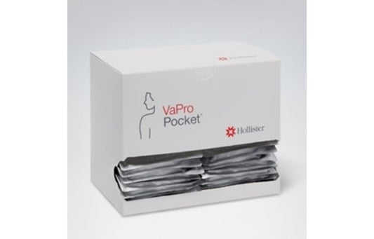 VAPRO POCKET TOUCH-FREE HYDROPHILIC INTERMITTENT CATHETER, IC, 12FR, 16IN BX/30