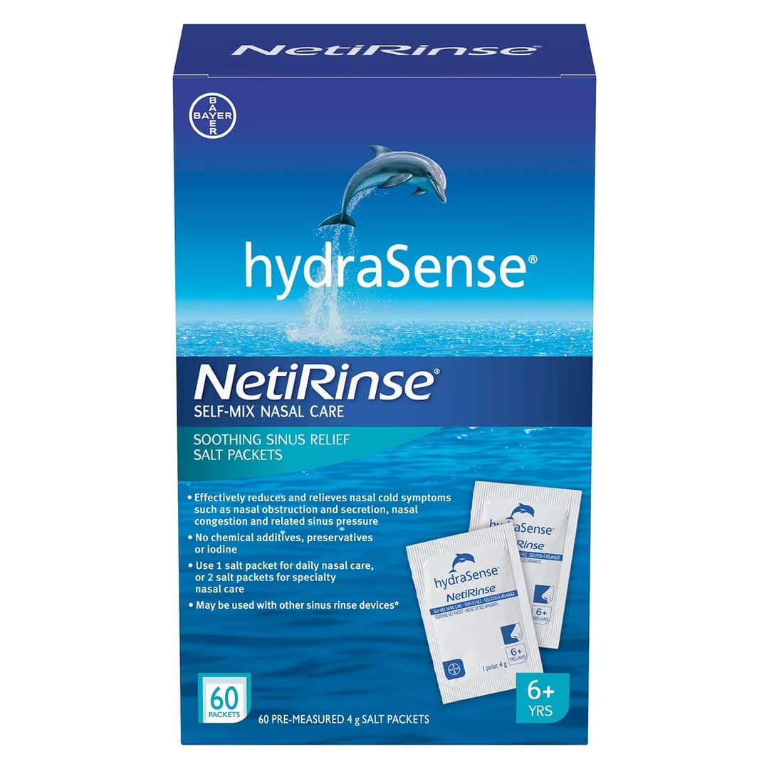 hydraSense NetiRinse Self-Mix Salt Packets - 60's