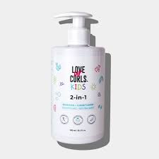 Love Ur Curls Kids LUCK 2-in-1 - Gentle, Unscented Shampoo & Conditioner for Easy Detangling, Pediatrician Approved (300 mL)
