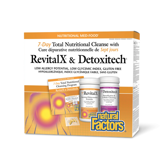 Natural Factors: RevitalX & Detoxitech 7-Day Cleanse Kit