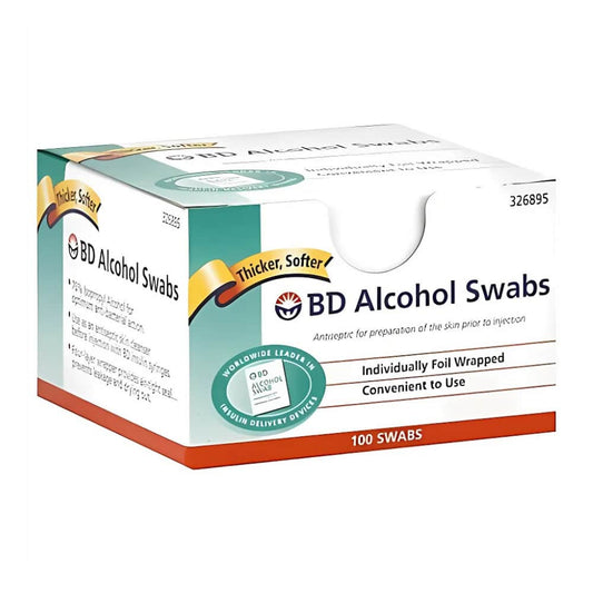 Alcohol Swabs Regular Bd - 100 Each