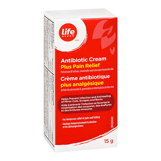Antibiotic Cream Plus Pain Relief