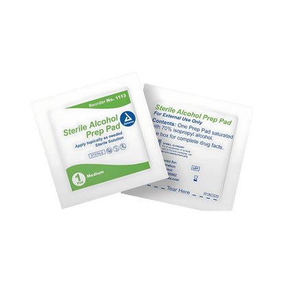 Alcohol Prep Pads- Bx/100 Medium Sterile