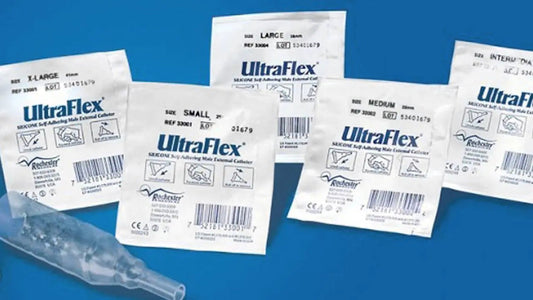 Bx/100 Ultraflex Silicone Self-Adhering Male  External Catheter, Size 25Mm
