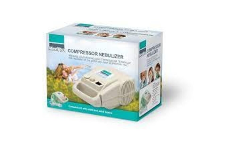 MEDPRO COMPRESSOR NEBULIZER - COMPLETE KIT WITH CHILD AND ADULT MASKS