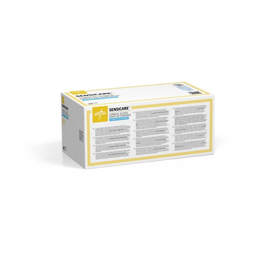 SensiCare PI Sterile Polyisoprene Surgical Glove with Aloe, White, 8