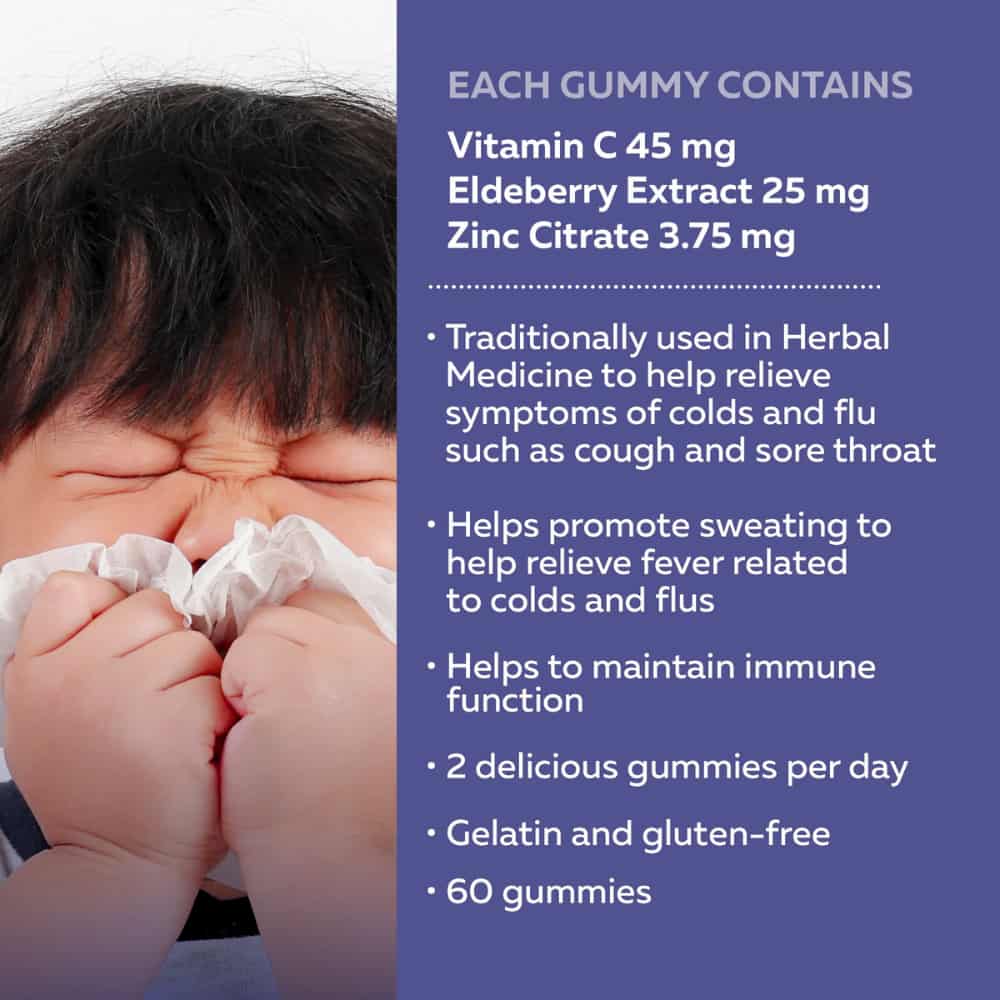 natural elderberry gummies for children