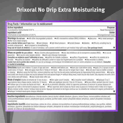 no drip nasal spray