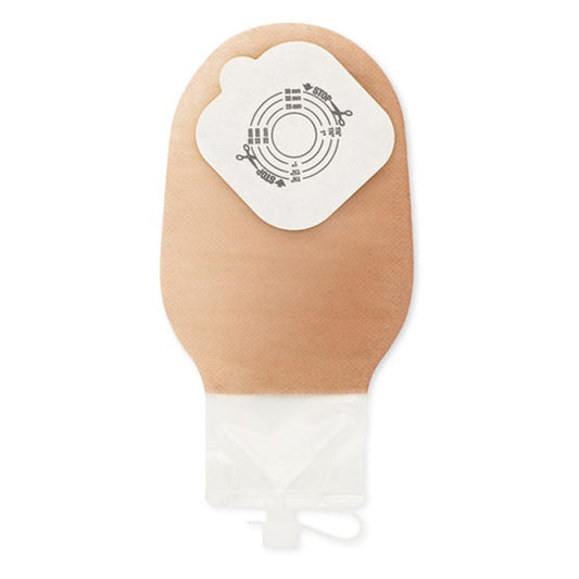 Pouchkins Urostomy Pediatric One-Piece Pouch, Soft Flex Barrier, Stoma Opening up to1-1/2", Transparent