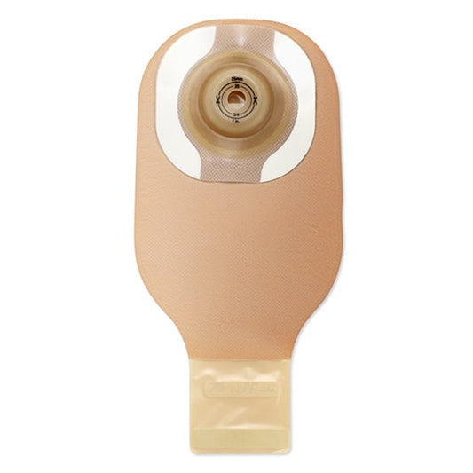Premier One-Piece Drainable Pouch, Soft Convex Ceraplus Barrier, Pre-Cut Stoma Opening 1-1/8" (29mm), 12" (30cm), Lock 'N Roll Closure - Box Of 5