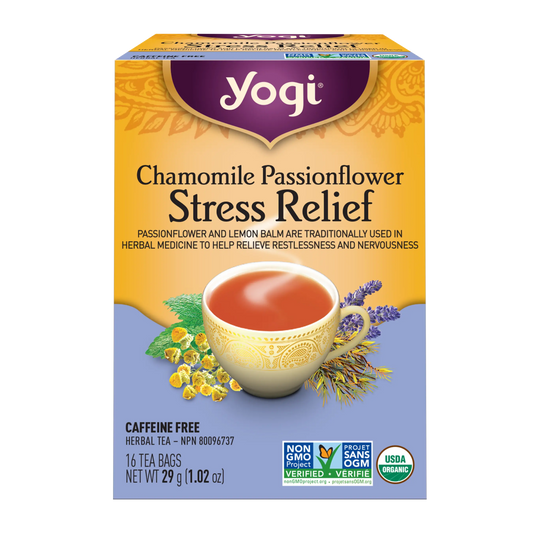 Yogi Tea Chamomile Passionflower Stress Relief - 16's