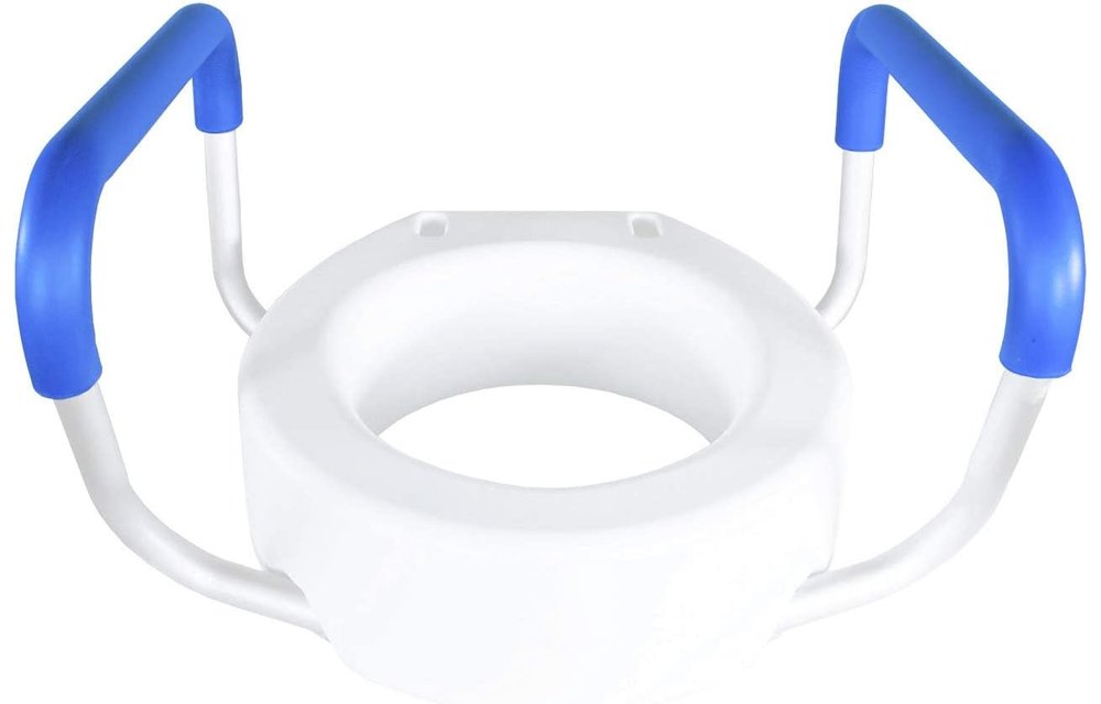 Airway 4” Toilet Seat Riser With Removable Arms