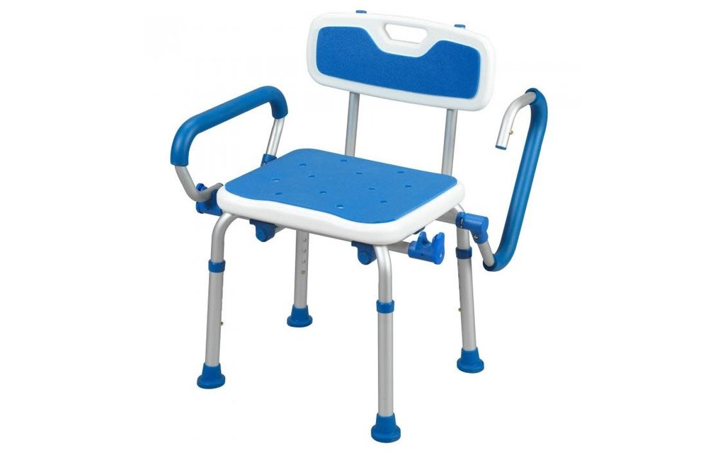 Airway Padded Bath Safety Seat With Swing Away Arms