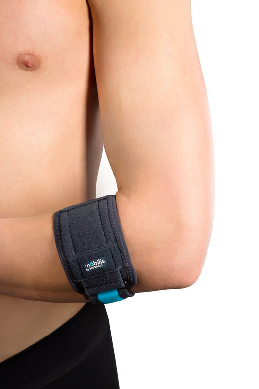 MOBILIS EpiBand  - Adjustable compression elbow brace with silicone pad