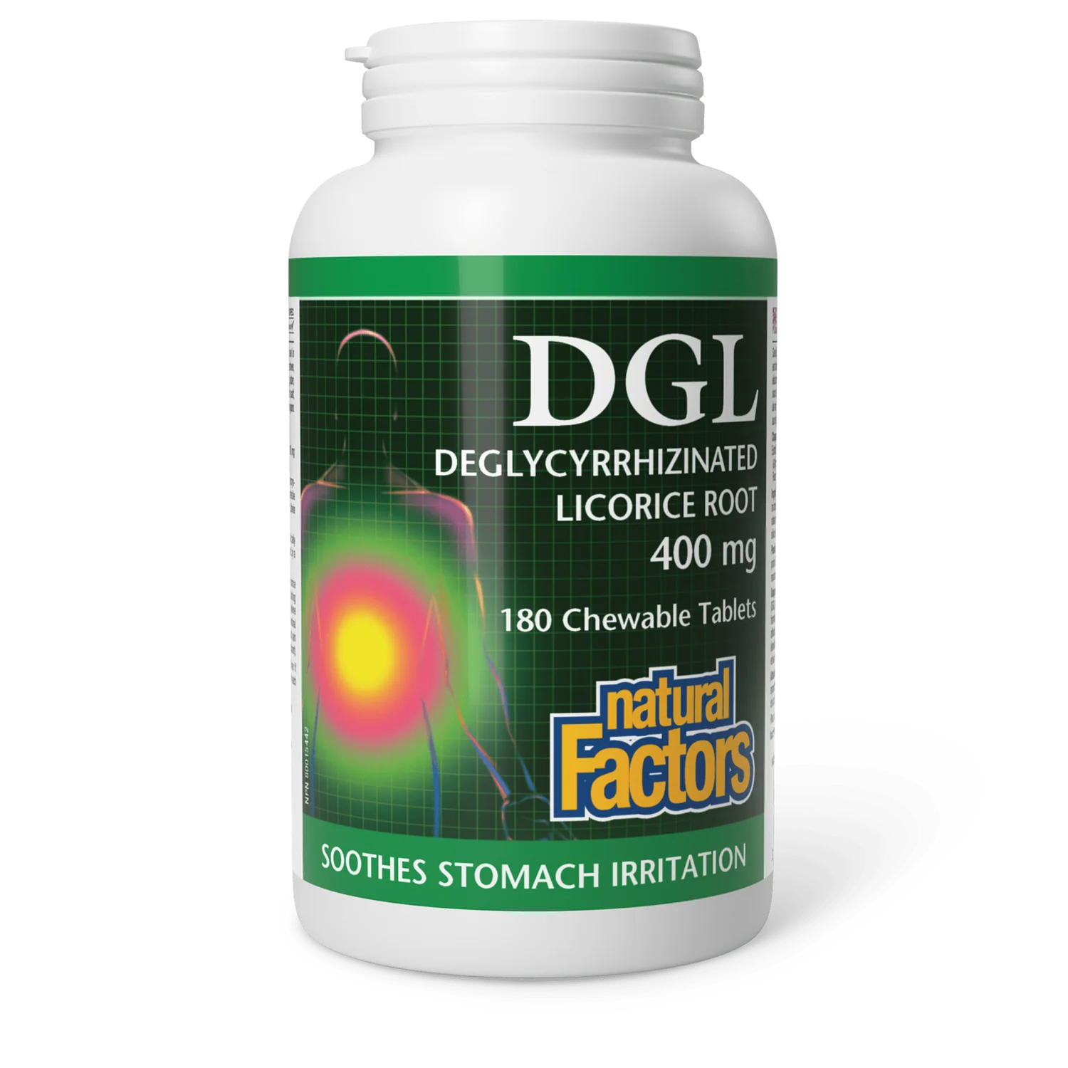 Natural Factors: DGL Deglycyrrhizinated Licorice Root 400 mg