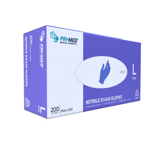 PRIMED® Advance Nitrile Exam Gloves, Large (Box 200 pcs)