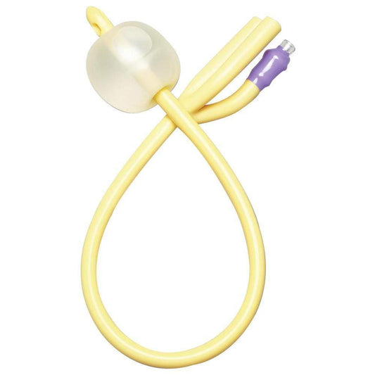 Bx/10 Catheter Foley 3-Way 18Fr 100% Silicone 30Cc Sterile Latex-Free
