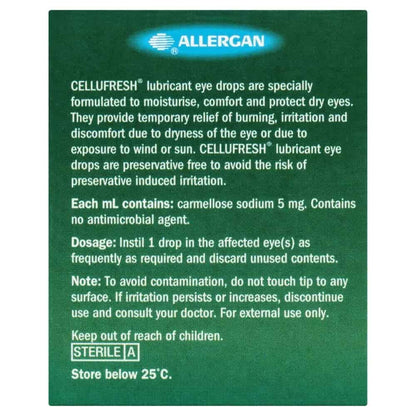 Allergan Plus Cellufresh Solution - 30 x 0.4ml