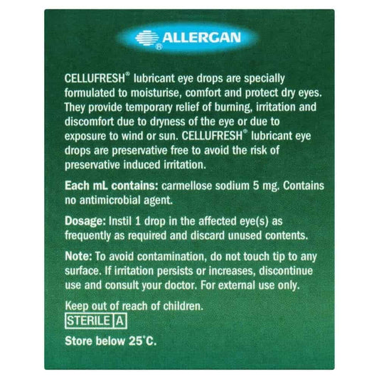 Allergan Plus Cellufresh Solution - 30 x 0.4ml