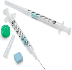 Syringe, 3 mL BD Preset™ with BD Luer-Lok™ tip. 23 G x 1 in BD Eclipse™ needle - 100/Case