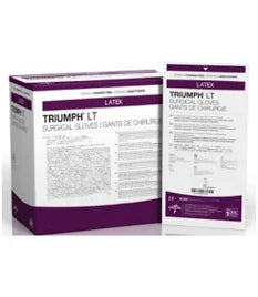 Gloves, (Triumph LT) Latex Powder Free (Sterile), Size 7.5 - 50 Pair/Box
