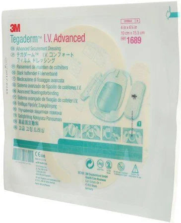 discontinued use 3M1689 Tegaderm IV 4 in. x 6 1/8 in. (10 cm x 15.6) 25/Box