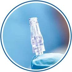 MicroCLAVE® Clear w/Double Connector - 50/Case