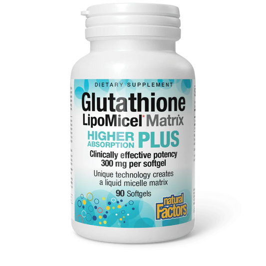 Natural Factors: Glutathione LipoMicel Matrix 300 MG