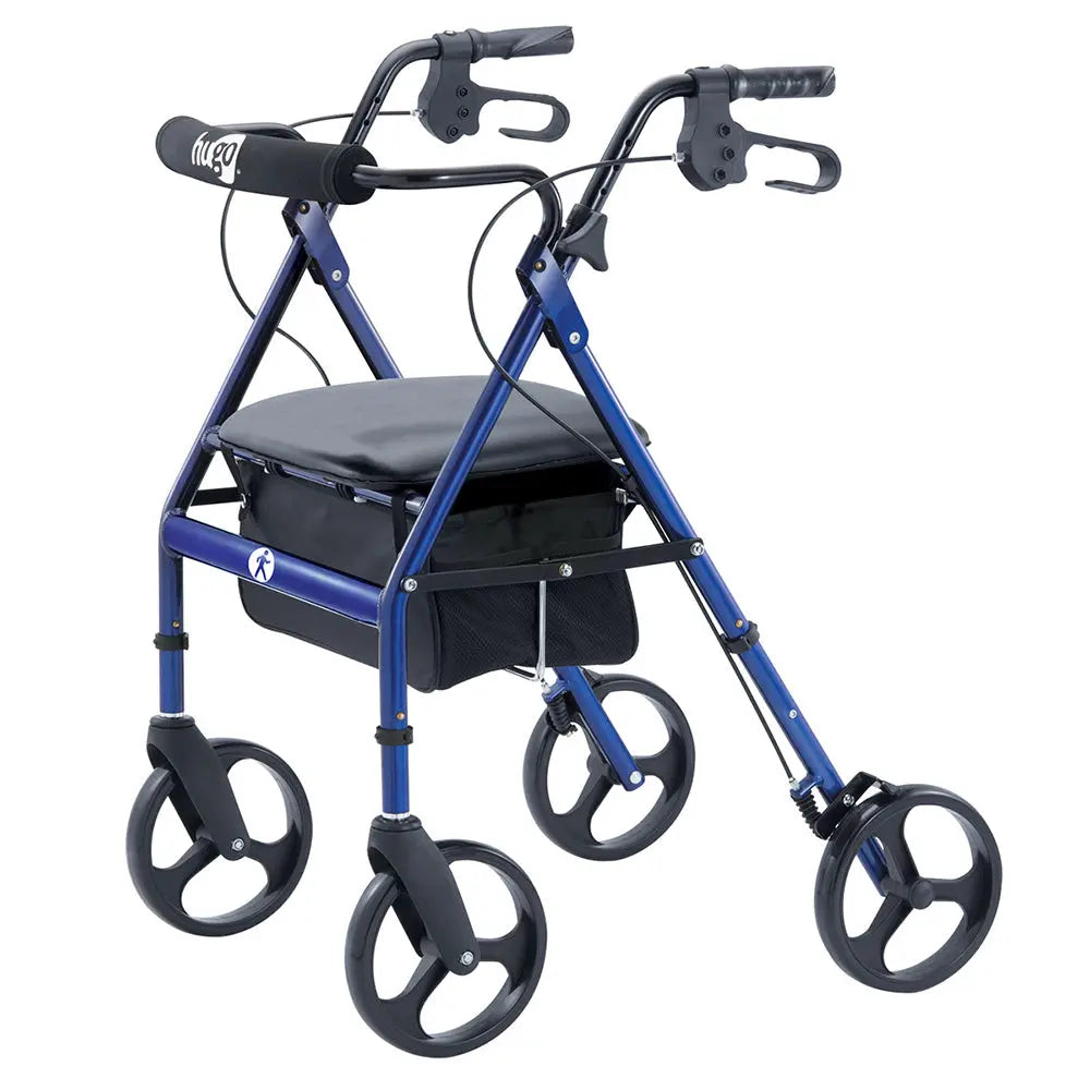 Rollinator Portable Rollator Rolling Walker with Seat, Backrest and 8