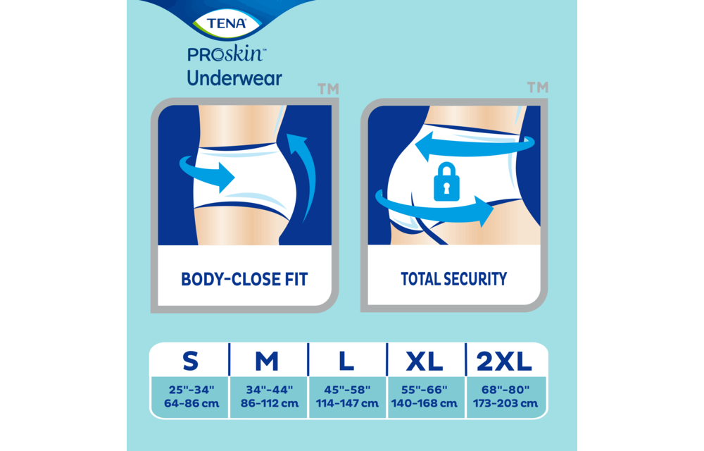 Tena ProSkin Plus Underwear Small 4/ Box