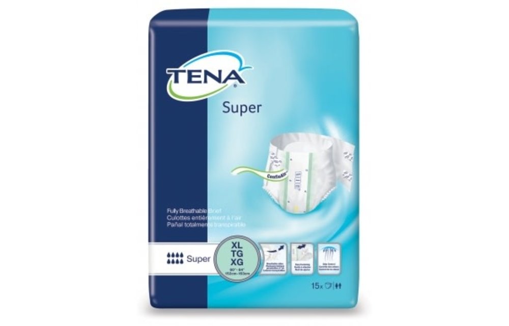 Tena Super Stretch Brief 2/bx