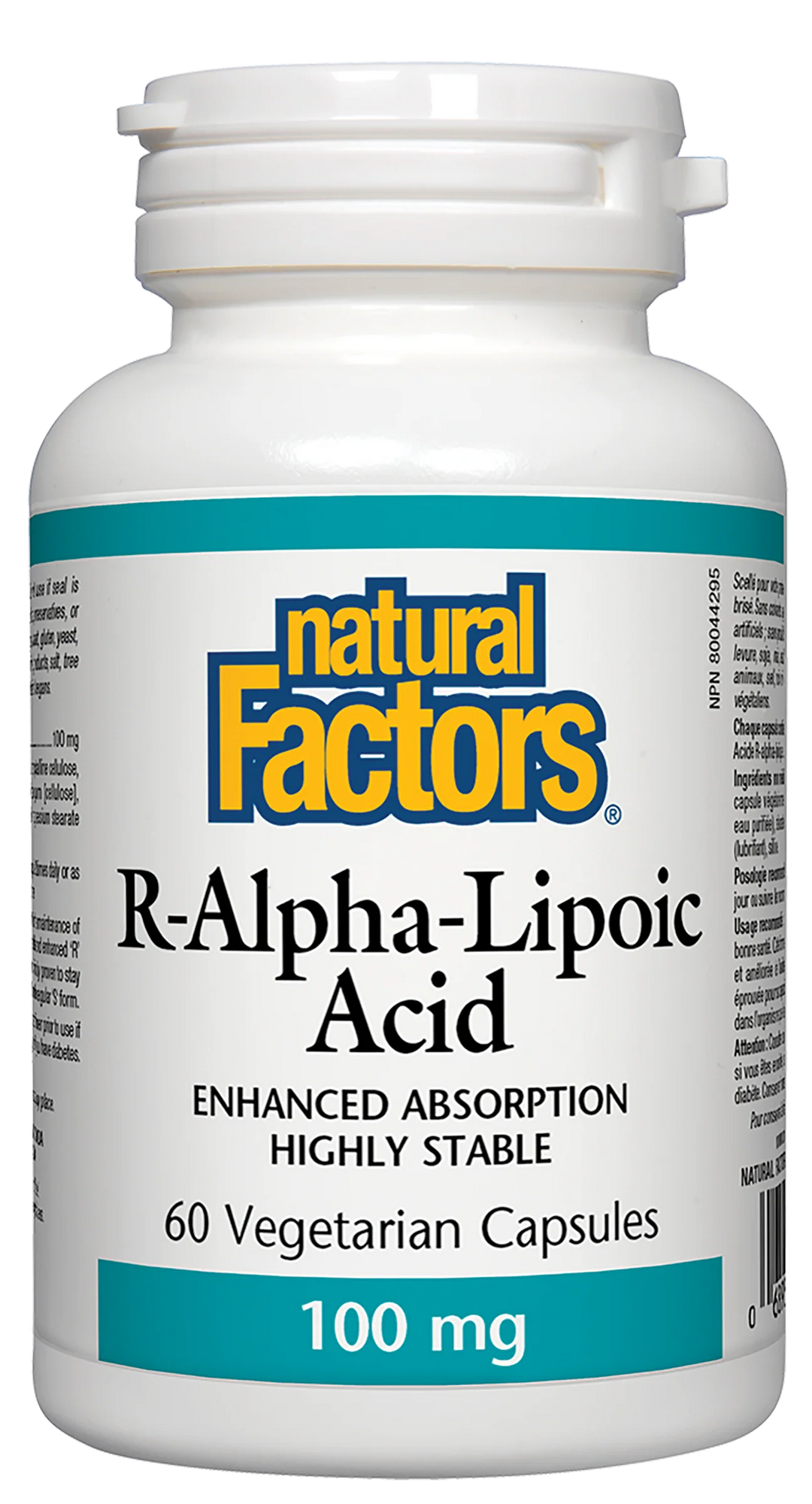 Natural Factors: R-Alpha-Lipoic Acid 100 mg