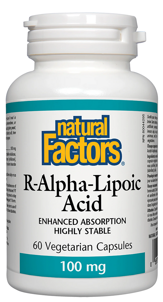 Natural Factors: R-Alpha-Lipoic Acid 100 mg