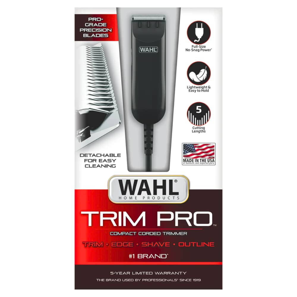 trimmer for men with detachable blades